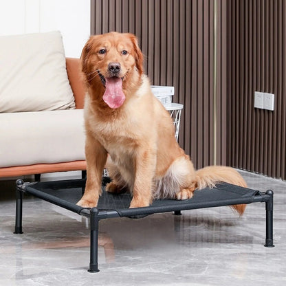Cama de cachorro dobrável indestrutível para animais de estimação ao ar livre, camas de cachorro em promoção, resfriamento de verão, lavável