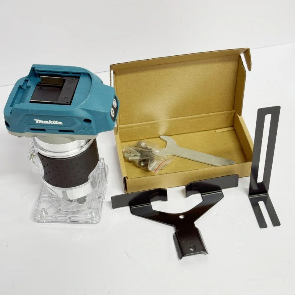 Makita DRT50 18V LXT Aparafusadora sem Fio, Motor sem Escovas, Ferramenta Profissional Recarregável para Entalhar e Fresar, Aparador de Bordas