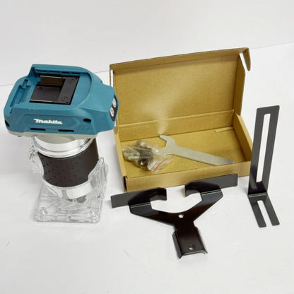 Makita DRT50 18V LXT Aparafusadora sem Fio, Motor sem Escovas, Ferramenta Profissional Recarregável para Entalhar e Fresar, Aparador de Bordas