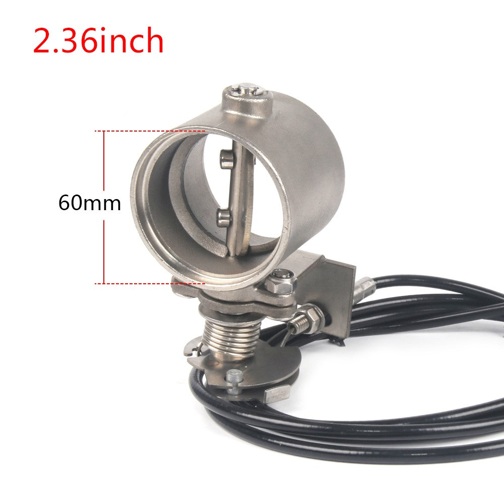 Manual Operation Motorbike Exhaust Control Valve2" 51mm/2.36" 60mm Exhaust Control Valve - Can Be Welded / Waterproof Design