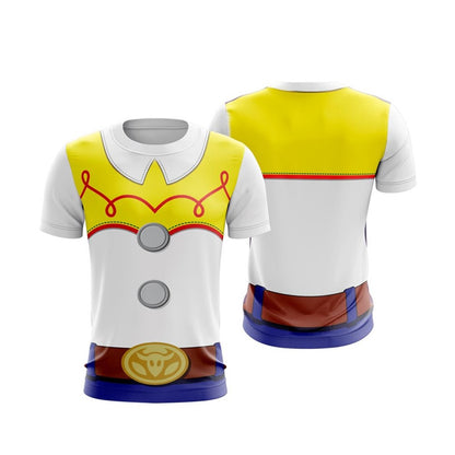 Disney Toy Story Costume T-shirt Woody Buzz Lightyear Zurg Jessie Cosplay Costume Shirt for Men Disney Halloween 3D Print Tee