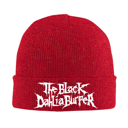 THE BLACK DAHLIA MURDER Gorros de Banda Chapéus de Tricô Masculino Feminino Y2K Legal Elástico Outono Bonés de Ginástica Design Toucas