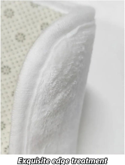 1pcs Thickened Non-Slip Indoor Welcome Rug Doormat Soft Brown/White Winter Snowflake Beige Brown Design for Entrance, Bedroom