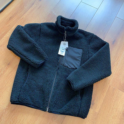 Motorcycle Outdoor Fleece Jacket For Men/Women Double Sided Fleece Thickened Plush Rider Cycling Suit Lamb Wool Windproof Jacket