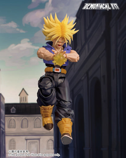 In Stock Demoniacal Fit Dragon Ball Z Shf Super Saiyan Action Figure Trunks The Boy From The Future Son of Tomorrow Figures Toys