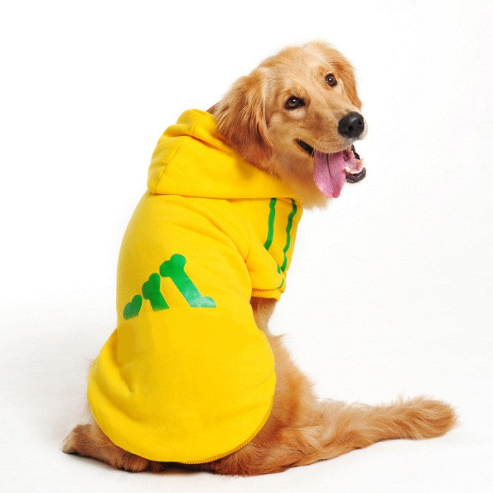 XS-9XL Roupa para Cachorro Adidog para Cães Pequenos Médios Grandes Moletom com Capuz de Algodão Quente Mais Vendido Jaqueta de Duas Pernas para Animais de Estimação