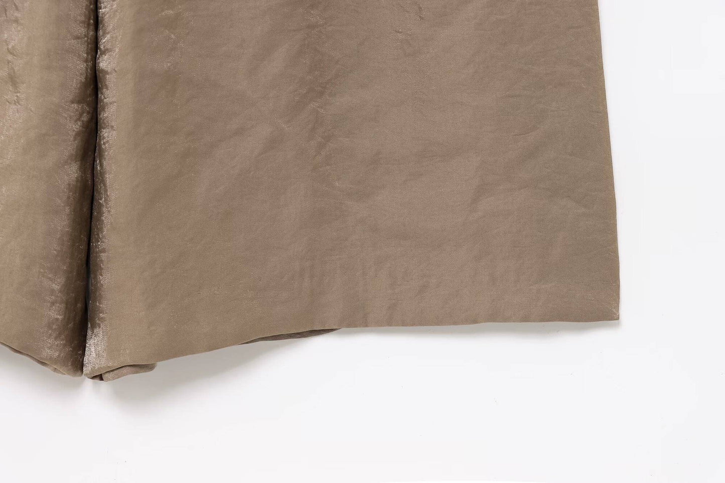 HH Women New Fashion Solid Belt Wrinkles Decorate Casual Loose Trousers Female Chic Zipper Side Pocket Slim Wide Leg Pants