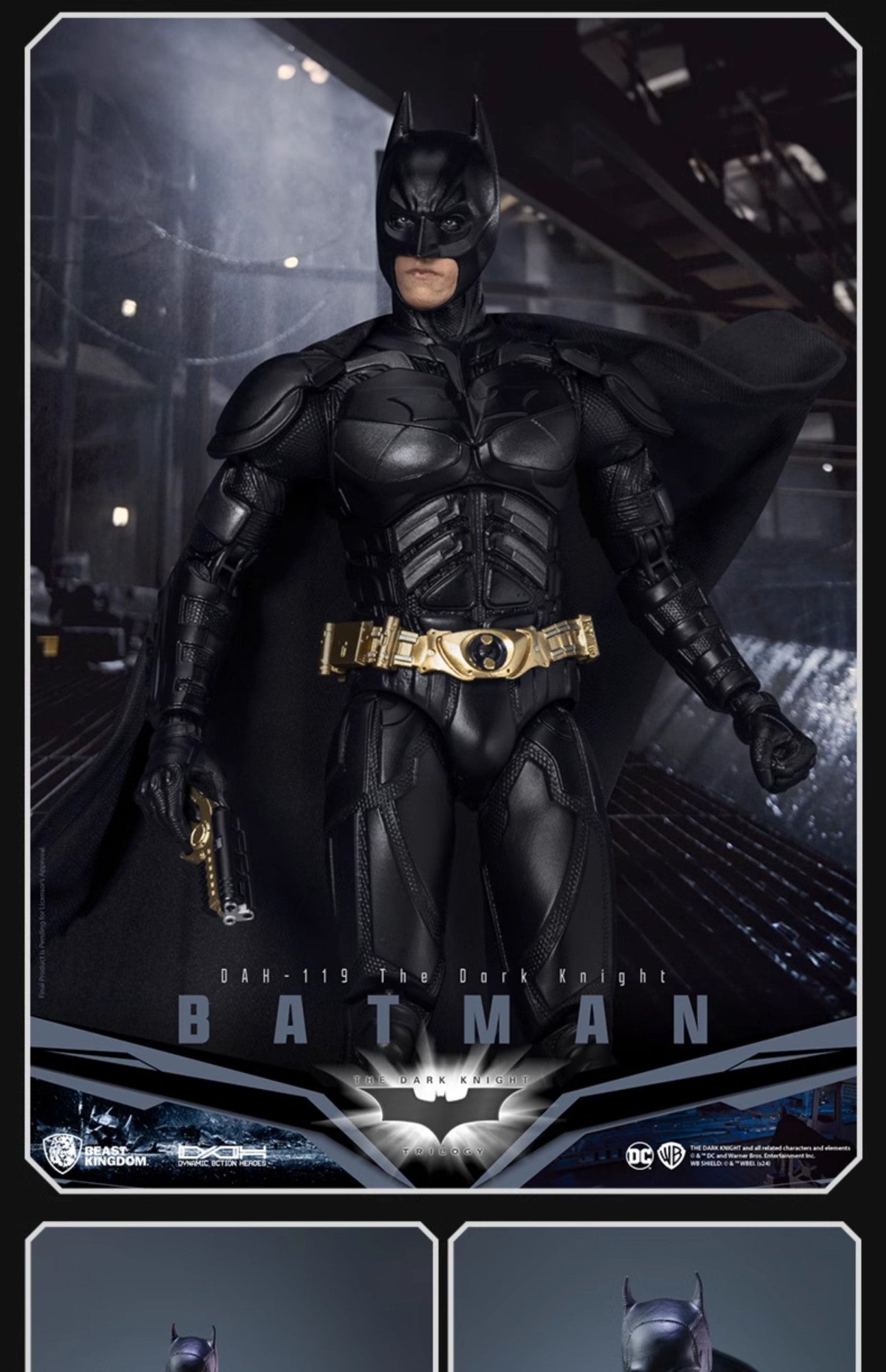 Dc Figures Beast Kingdom Bell Keaton Pattinson Clooney Batman Action Figurebatman Figure Dc Action Figures Model Gift Original