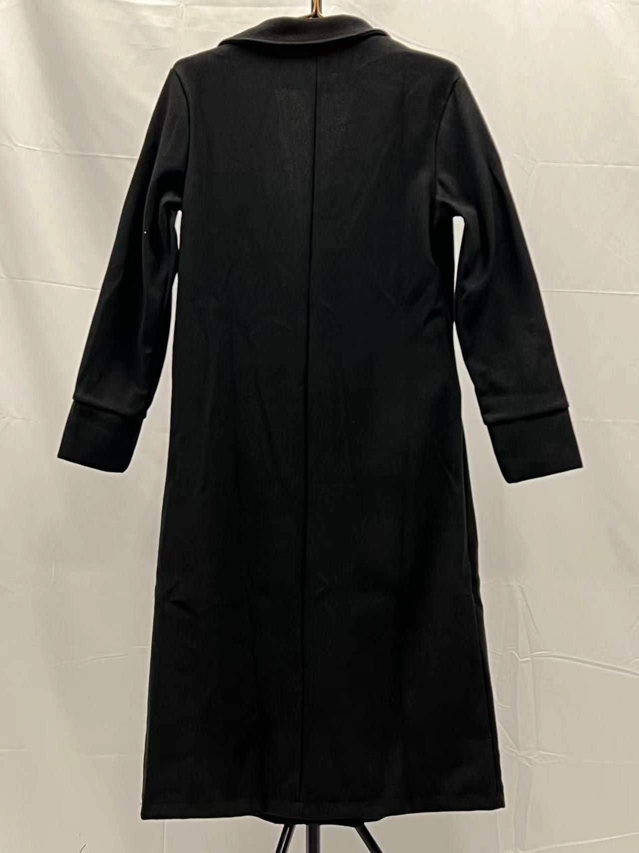 Autumn and winter 2024 new women's long woolen coat Korean version of the loose temperament haute overcoat coat