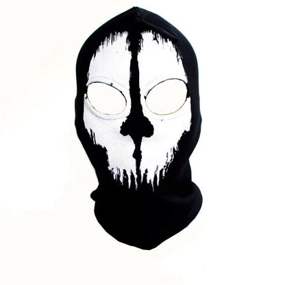 Halloween new mask Black Mask Balaclava Beanies Hats Men Ghost Skull Full Face Warmly Mask Hood Beanie Ggorros Hombre Casquette