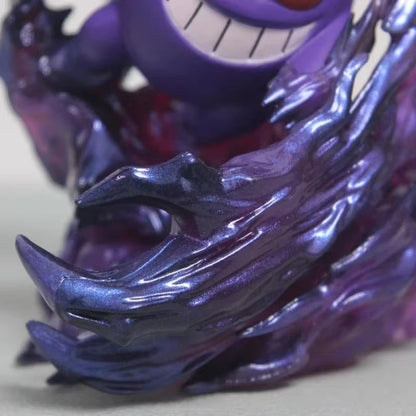 Estatueta de Pokémon Gengar de 18cm, Modelo de Ação de Anime, Estátua Colecionável para Exibição, Presente de Halloween, Natal e Aniversário