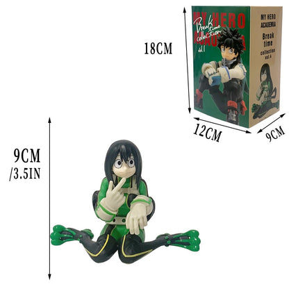Em Estoque Novo Anime My Hero Academia Midoriya Izuku Bakugou Katsuki Ochaco Uraraka Bonecos de Anime Brinquedos para Crianças Presente de Natal