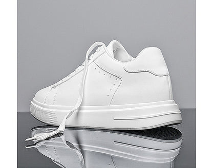 Sneakers Man Elevator Shoes White Black Taller Shoes Men Leisure Fashion Sports Increasing Shoes Increase in Height 6-10Cm