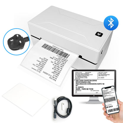 Portable Thermal Label Printer D100 Bluetooth Inkless Printer Compatible With iPhone Android Mac Window For Office School