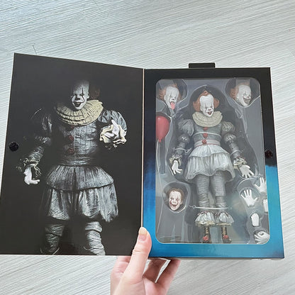 Boneco NECA Pennywise Coringa A Coisa de Stephen King Pennywise Coringa Palhaço Modelo Brinquedo de Terror de Halloween Presentes de Natal e Aniversário