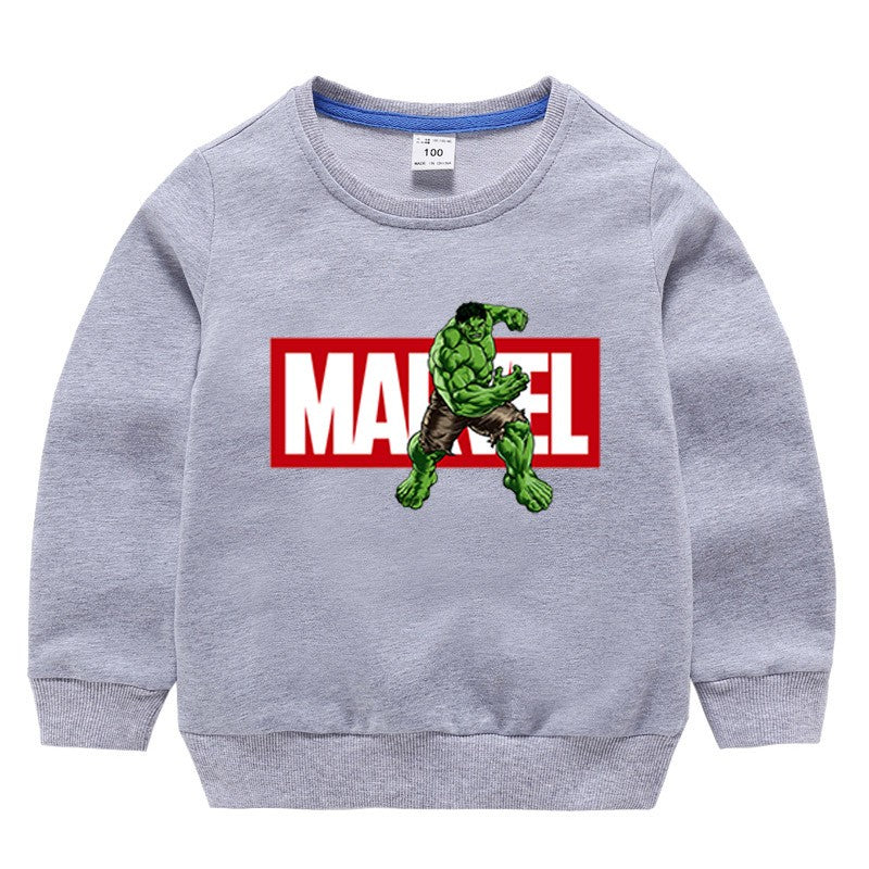 Hot Toys New Spring Autumn New Boys Cartoon Sweaters Children's Clothing Long Sleeve Knitwear Kids Jumper Top Outer Wear