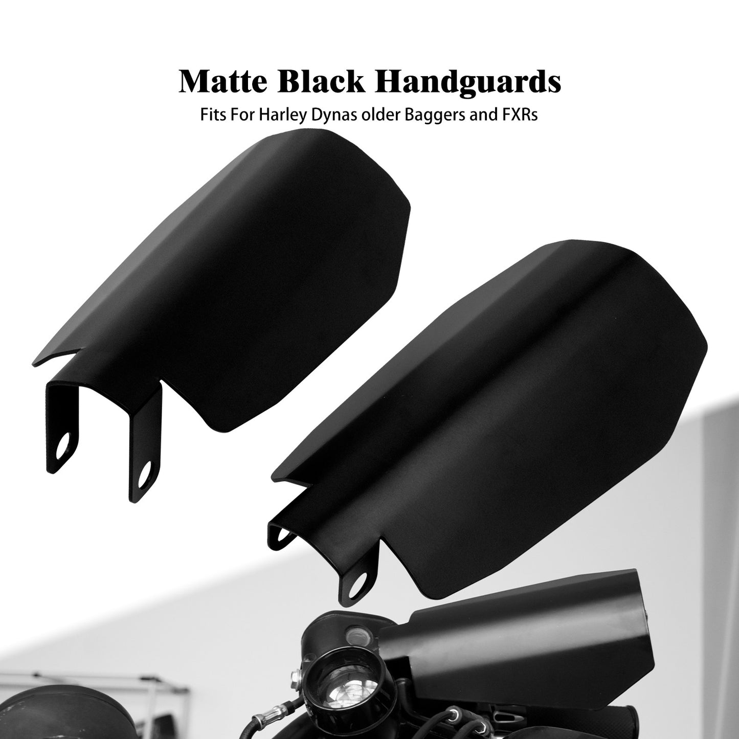 Protetor de Mão para Guidão de Motocicleta 2 peças, Defletor de Vento, Capa Protetora para Harley Dyna Sportster XL 1200 Softail Touring