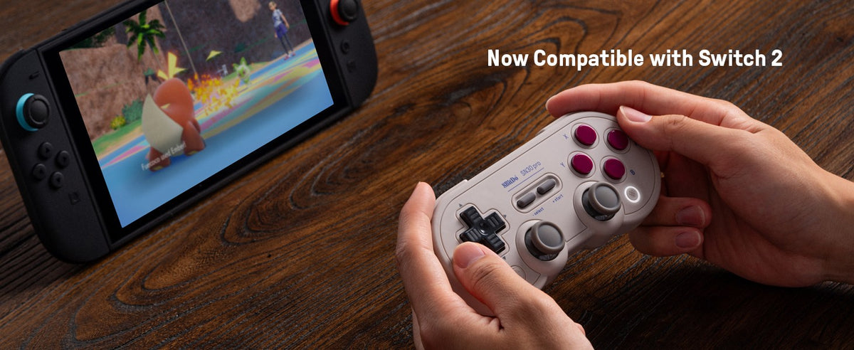8Bitdo SN30 Pro Bluetooth Wireless Gaming Controller with Hall Effect for Switch 2 MacOS Android Raspberry Pi Windows Steam Deck