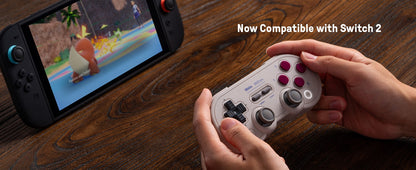 8Bitdo SN30 Pro Bluetooth Wireless Gaming Controller with Hall Effect for Switch 2 MacOS Android Raspberry Pi Windows Steam Deck