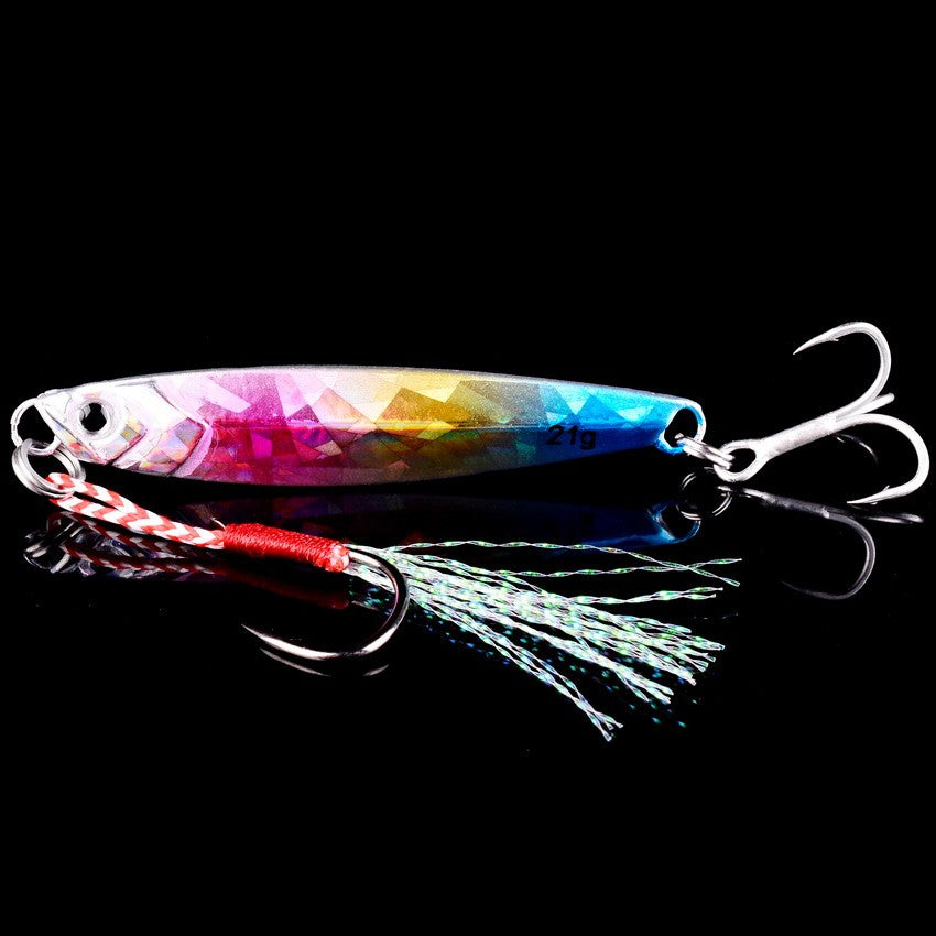 3/5/8 unidades de iscas de pesca de metal Jig Set 7g 10g 14g 21g 28g 40g Iscas de Jigging de arremesso em costa marítima Colher isca artificial de água salgada