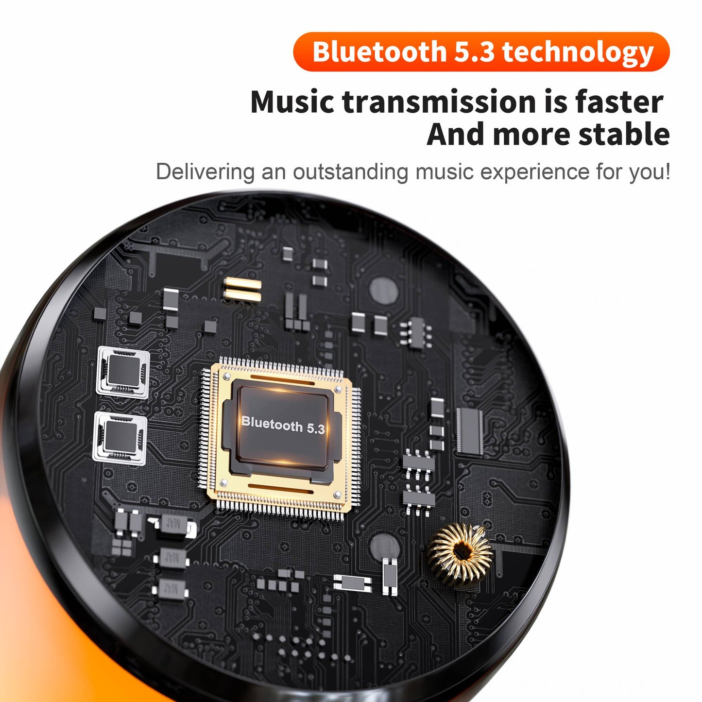 Caixa de Som Bluetooth QERE com Áudio Hi-Res 10W, Alto-falante Portátil HiFi sem fio à prova d'água IPX5, Múltiplos modos de conexão para uso externo,