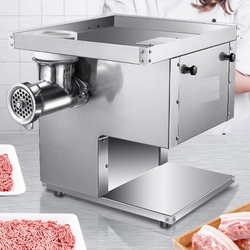 Moedor de carne elétrico de uso intenso de 120 kg/h, 110 V 240 V, para restaurante, açougue, cozinha, máquina de moer salsicha e carne bovina