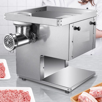 Moedor de carne elétrico de uso intenso de 120 kg/h, 110 V 240 V, para restaurante, açougue, cozinha, máquina de moer salsicha e carne bovina