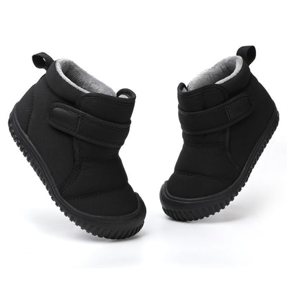 Unisex Kids' Outdoor Anti-slip Winter Snow Boots Warm Plush Toddler Boys Girls Comfortable Walking Shoes Size 19-28