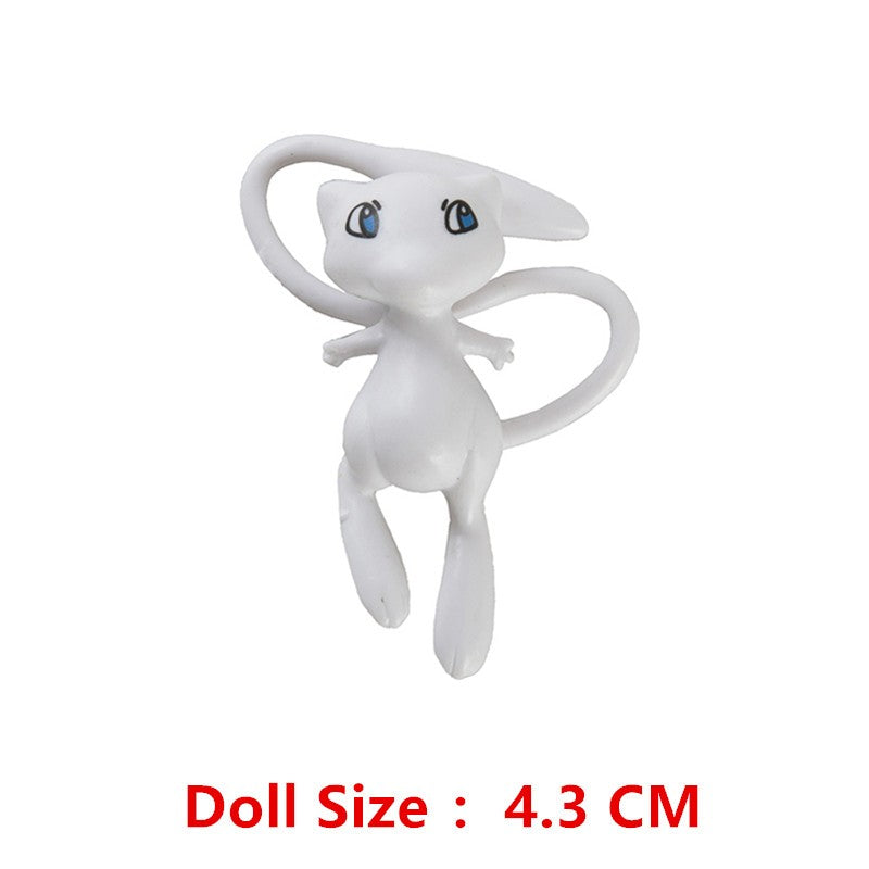 Pokémon 4-13cm Bonecos de Desenho Animado Filme Anime Pikachu Eevee Charmander Mewtwo Bonecos Colecionáveis Melhor Presente de Aniversário para Crianças