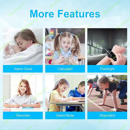 2025 New Kids Smart Watch Child HD Touch Screen 4G Sim Card Call Games Smartwatch Music Watch Boy Girl Gift Children Smartwatch