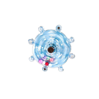 Roda Papagaio Brinquedo Interativo para Papagaio Plataforma Giratória para Pássaros Brinquedos para Pendurar Bola Sonora Brinquedos Suporte para Brincadeiras Acessórios para Gaiolas Suprimentos para Animais de Estimação Pássaro