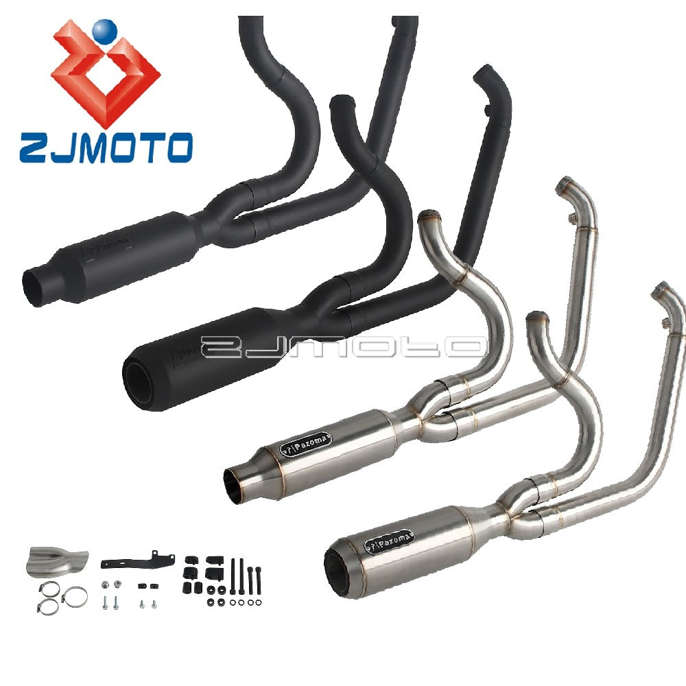 For Harley M8 Touring Electra Glide Road King Street Glide Road Glide 2017-2025 Motorcycle Complete Exhaust Muffler Escape Pipe