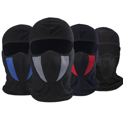 Balaclava Respirável Máscara Facial Completa de Motocicleta Touca Gorro Crânio Motocross Capacete de Moto Motoqueiro Pescoço Rosto Capuz Máscara de Moto