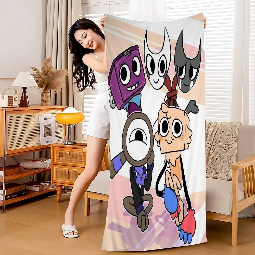 Popular Game D-Dandys World Pretty Beach Towel For Kids Personalized Bath Towel Pool Towel Vacation Gift Picnic Towel Party Gift