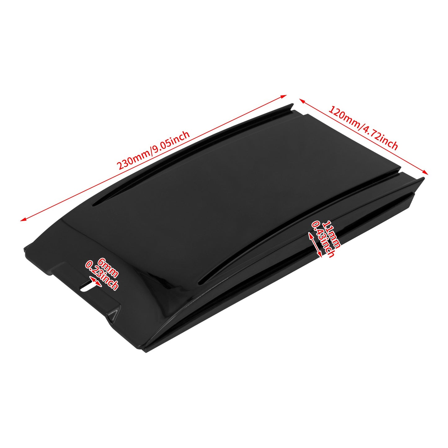 Extensão de Painel Inferior de Painel de Motocicleta Cromado Preto para Harley Softail Deluxe Springer Classic Night Train Injetada 00-2017
