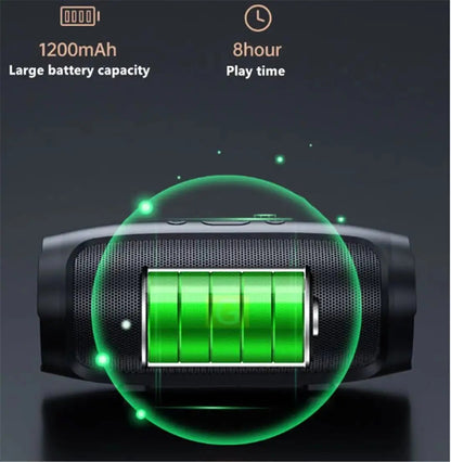 Xiaomi Portable Dual Bluetooth Speaker Stereo Outdoor Playback Fm Voice Broadcasting Portable Subwoofer 50 Wireless Speaker