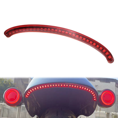 Lanterna Traseira de LED para Motocicleta, Luz de Freio e Seta em ABS para Harley Softail Fat Bob FXFBS 114 FXFB 107 2018-Up Vermelho