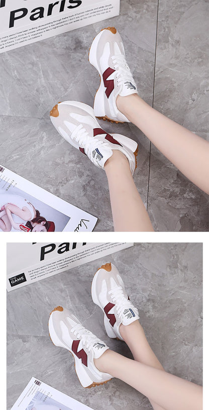 Women's Causal Sneakers New Autumn Shoes Woman Fashion Breathable Lace Up Sports Shoes for Women Platform Walking Designer Shoes