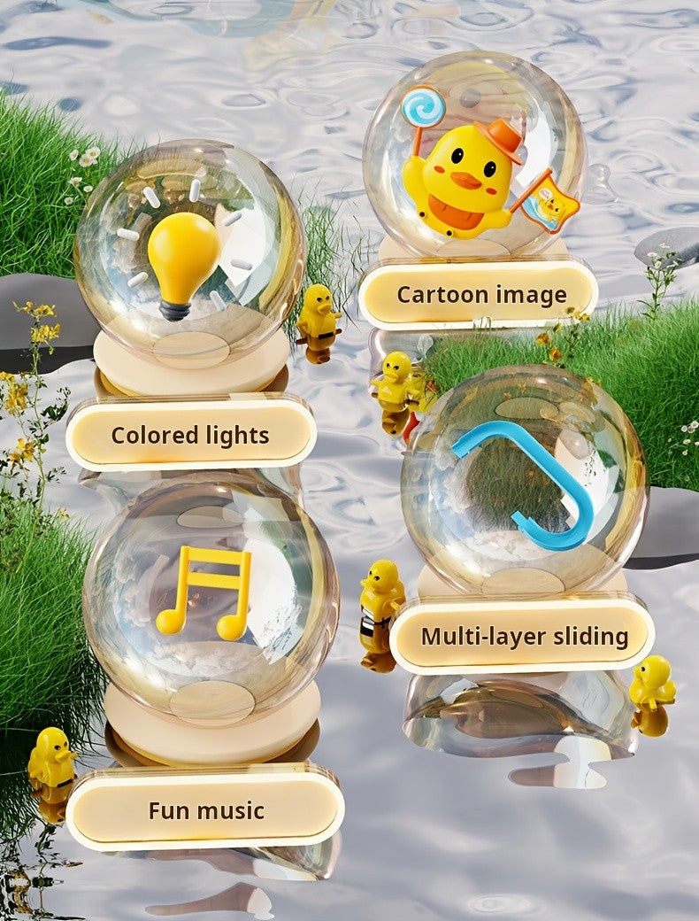 Brinquedos Musicais de Pato Subindo Escadas com Luzes e Música para Crianças Presentes de Aniversário Patinhos Brinquedos para Meninas