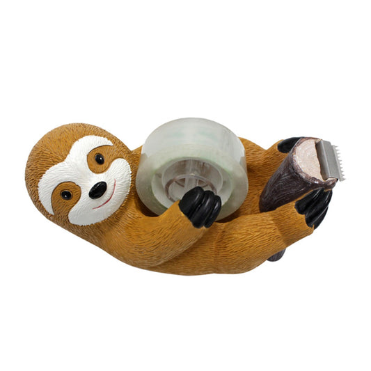 1pc sloth tape holder, creative animal home and office supplies, cute animal environment atmosphere ornaments, holiday gifts