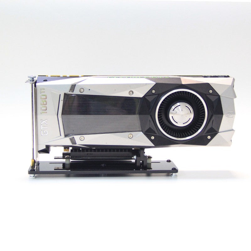 Suporte para placa de vídeo 90 graus vertical base chassi suporte vertical para placa de vídeo com cabo riser