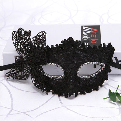 2025 NEW Side Butterfly Masquerade Mask New Fashion Half Face Eye Mask Party Makeup Ball Venetian Party Mardi Gras Mask