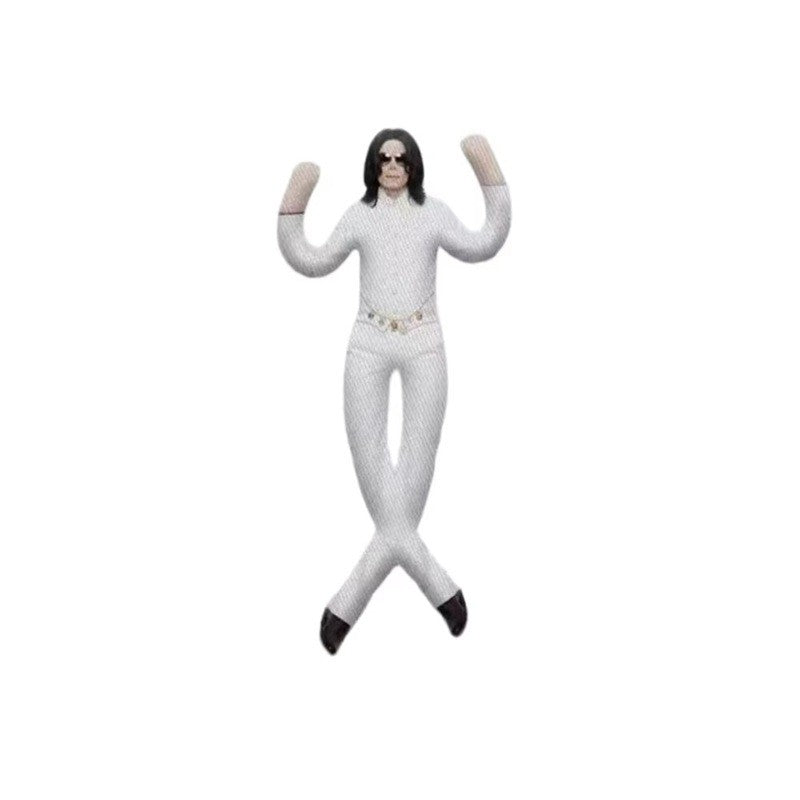 1/6pcs Michael Jackson Dolls Dried rat Plush Doll With Wire Frame Poseable Figure Movable Joints Abstract Toys Gifts Home Decor