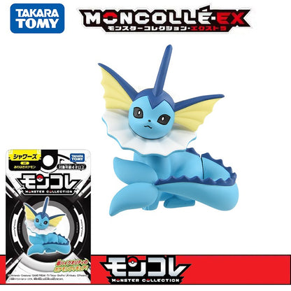 Original TAKARA TOMY Pokemon Figurine Toys Mimikyu Sylveon Lapras Charizard Umbreon Vaporeon Snorlax Model Dolls Birthday Gifts