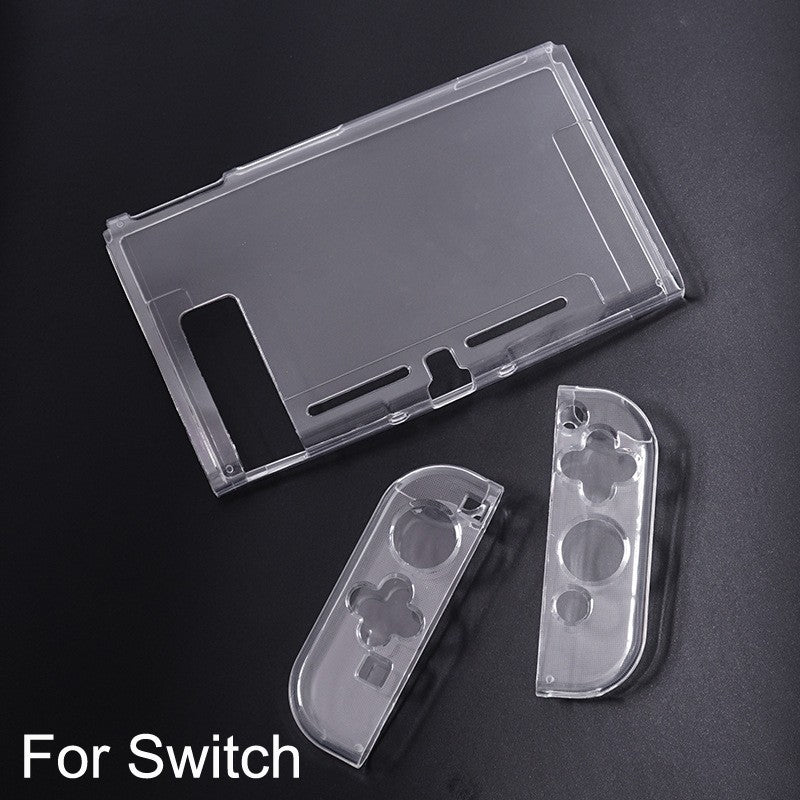 Transparent TPU Soft Case Joycon Protective Shell Cover for Nintendo Switch Oled Console NS Joy-con Crystal Back Full Protector