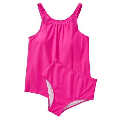 Women Tummy Control Tankini Bathing Suits High Waisted Padded Swimwear Plus Size Beachwear Swimsuit Bikini Sets Female