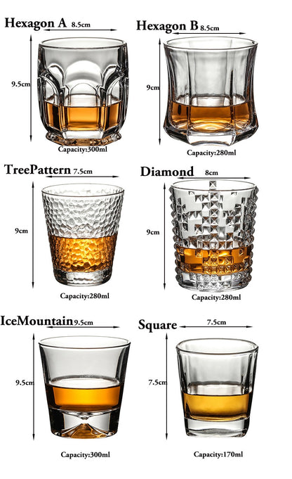 Copos de uísque, Copos de uísque escocês, Copos de uísque estilo "Old Fashioned"/ Presente perfeito para amantes de uísque escocês/ Vidraria elegante para bourbon/rum