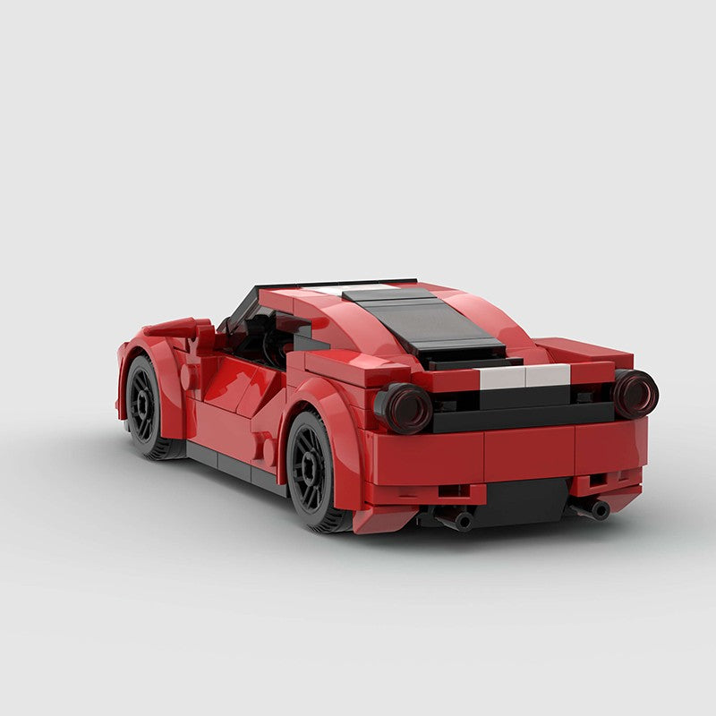 MOC Carro Esportivo de Corrida Veículo Cidade Speed Racer Modelo Técnico Blocos de Construção Tijolos Supercarro F1 Brinquedos Infantis Presentes para Meninos NSX
