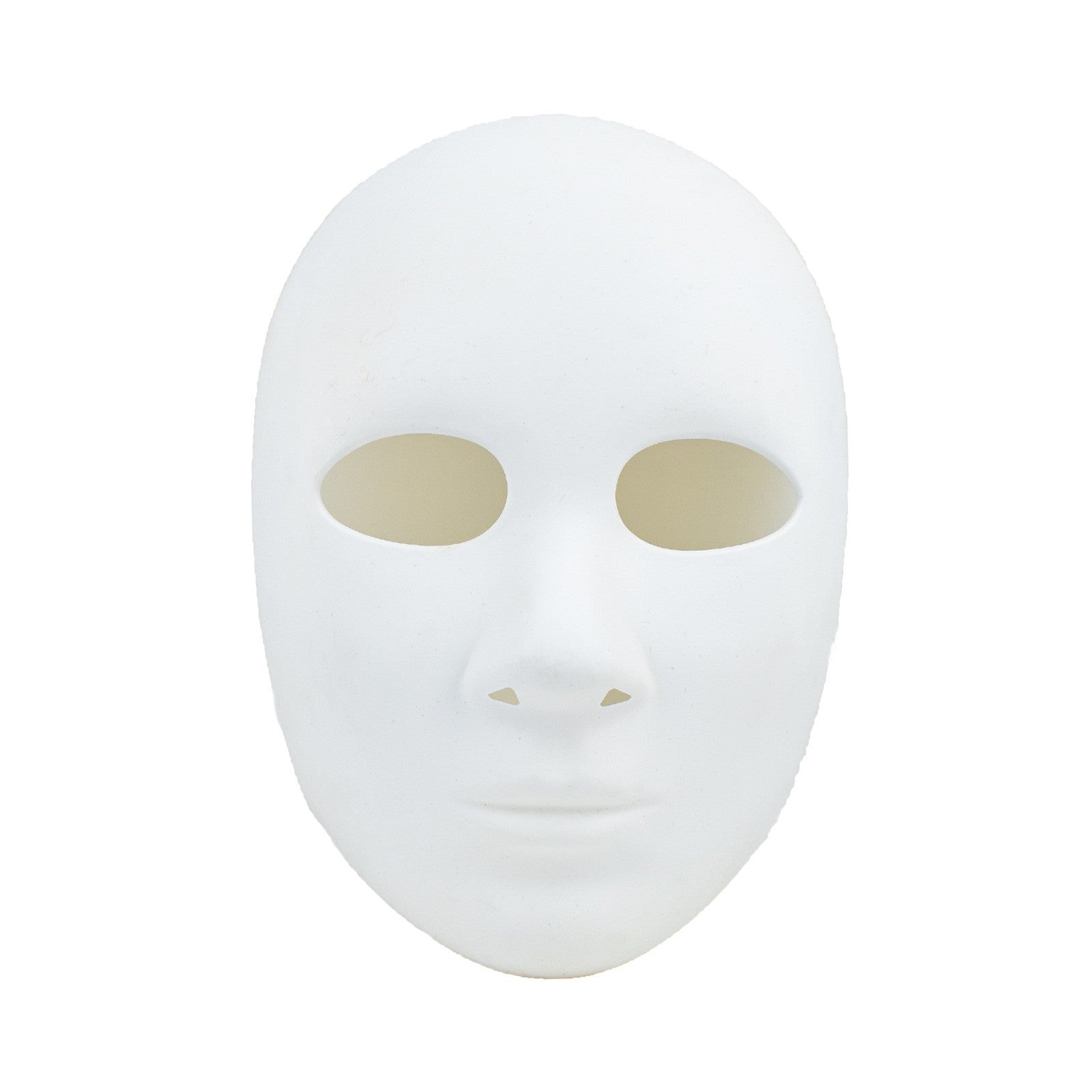 DIY Blank Face Mask Cosplay White Hand-Painted Doodle Thicken Plastic Masks Carnival Masquerade Halloween Party Costumes Props