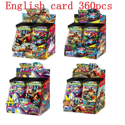 360 Cartas Pokémon em Inglês, Espanhol, Francês - Evoluções Prismáticas, Faíscas Efervescentes, Escarlate e Violeta 151, Booster Pokémon, Cartas de Batalha